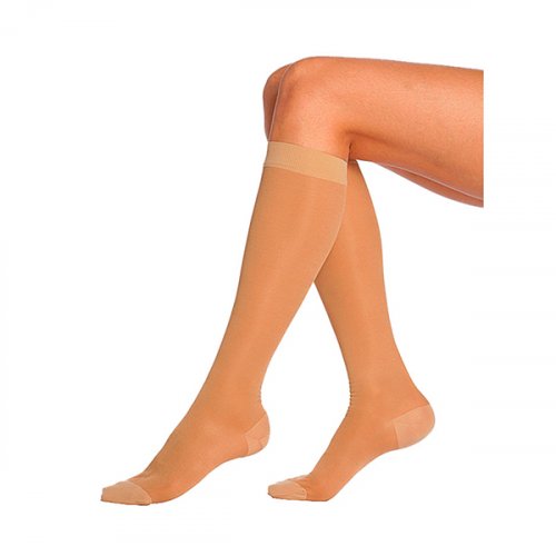 Гольфы ORTO 315 женские, с закрытым носком 1 класс компрессии полупрозрачные.